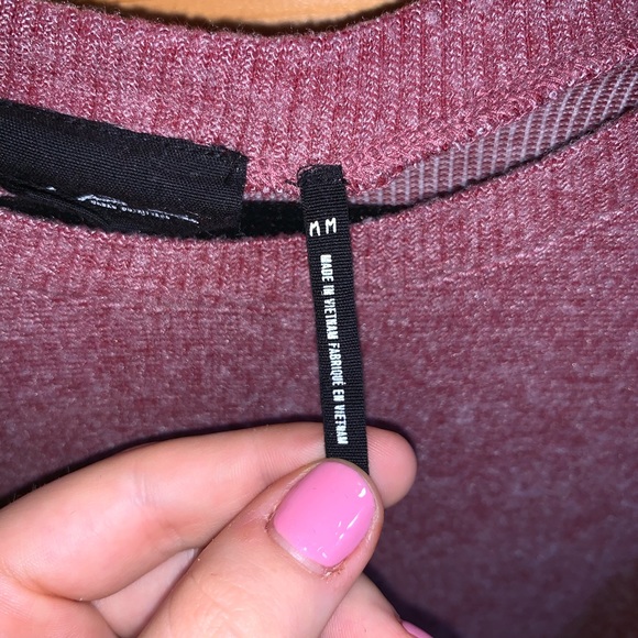 Burgundy Long Sleeve Sweater - Picture 5 of 7